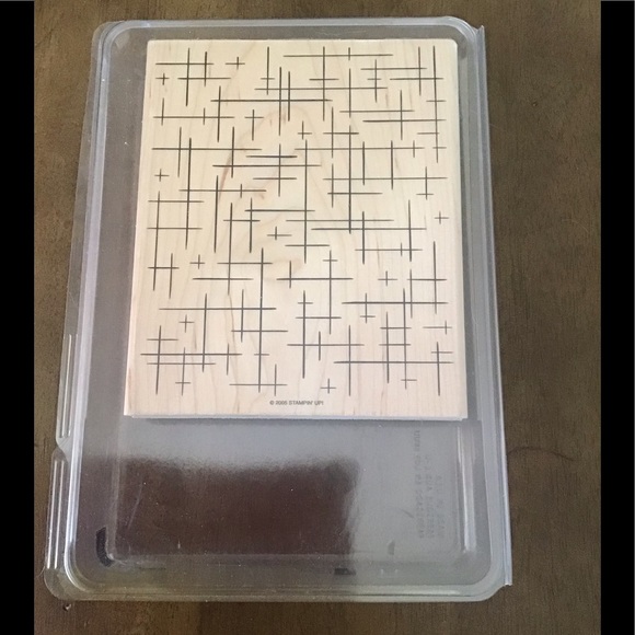 Stampin' Up! Other - Stampin’ Up! “Crosshatch” Rubber Stamp